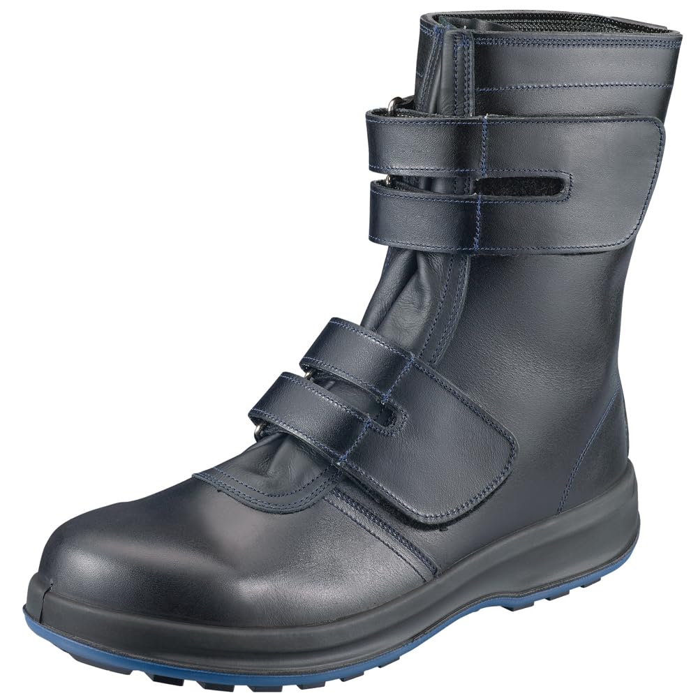 Amazon | [シモン] 安全靴 長編上 JIS規格 耐滑 快適 革製 高級 8538黒